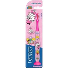 Uravas Store Banat Çocuk Kral Şakir Yumuşak Diş Fırçası Vakumlu Ayak 5 Yaş+ (Pembe)