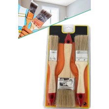 Uravas Store 10149 Kestirme Fırça Set 3'lü Boya Fırça Seti