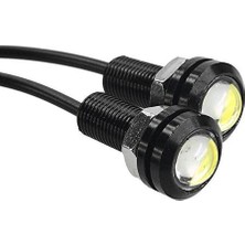 Uravas Store Aquiver Eagle Eye LED 9 W 18 mm 5730 Ampul Beyaz Auto Backup Turn Sinyal Light 12 V Universal Sinyal Kontrol Lambası