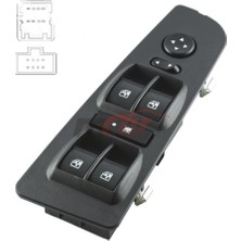 Uravas Store Fiat Linea ile Uyumlu Ayna Ayarlı Dörtlü Cam Açma Kapama Düğmesi