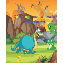 Uravas Store Dinosaur Coloring Book, For Children Aged 4-12 Years, A4(8 x 10 In), 30 Pages.: Editing Dinosaurs