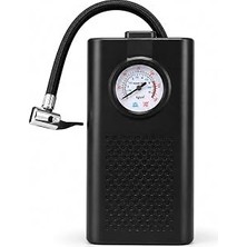 Uravas Store Orret Home Şarjlı Hava Kompresörü Göstergeli Hava Pompası Araç Araba Bisiklet Motosiklet Lastik Şişirme Top Deniz Yatağı Şişme Havuz Için Taşınabilir Mini Kompresör