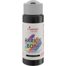 Uravas Store Siyah Akrilik Boya 60ML