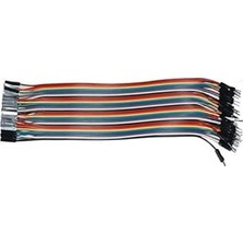 Uravas Store Sanec 40 Adet Erkek-Erkek Jumper Kablo 30 cm