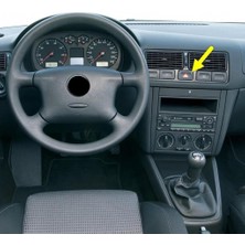 Uravas Store Kırmızı Üçgen Dörtlü Flaşör Düğmesi 1J0953235J Vw Bora ile Uyumlu 1999-2005
