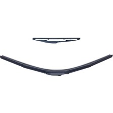 Uravas Store VASS41 Ön Cam Arka Cam Silecek Seti Takımı Toyota Yaris ile Uyumlu 2012-2015