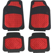 Uravas Store Fh Group Otomotiv Paspasları Kırmızı Evrensel Uyum Tüm Hava Koşullarına Karşı Koruma Için Climaproof Ağır Hizmet Kauçuk Çoğu Arabaya, Suv ve Kamyona Uyar, Tasarım Grubu F11315RED