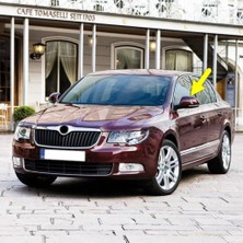 Uravas Store Sol Dış Dikiz Aynası Kapağı 3T0857537 Skoda Superb ile Uyumlu 2009-2013
