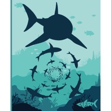 Uravas Store Independently Published Fun Shark Sketch/doodle Book 7.5"x9.25" | Blank Interior Pages 120 Pages | Great For Boys, Girls, Shark Lovers, Adults