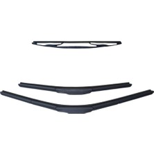 Uravas Store VASS41 Ön Cam Arka Cam Silecek Seti Subaru Impreza Sw Sports Wagon ile Uyumlu 2004-2007