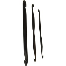 Uravas Store Lacis TT36 Çift Uçlu Abanoz Tığ 3/pkg-D4/3 mm – 7,6 Cm, F6/4 mm – 8,9 Cm, J10/6–10,2 cm