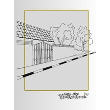 Uravas Store Sketchbook: Street Scene, Large 8.5" x 11", 110 Pages, Perfect For Everyone, Crayons, Pencils, Drawing And Sketching
