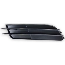 Uravas Store Ön Tampon Sol Sis Farı Kapağı Siyah 4G0807681 Audi A6 ile Uyumlu 2011-2014