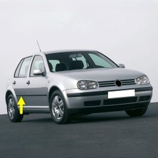 Uravas Store Sağ Arka Kapı Çıtası Siyah Plastik 1J4853754D Vw Golf 4 ile Uyumlu 1998-2004