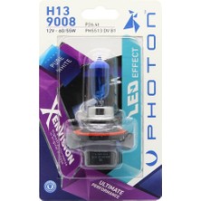 Uravas Store Photon Ampul H13 12V 65/55W Xen Vision (Tekli Blister) (Beyaz Işık) 6000K Pht PH5513 Dv B1