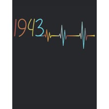 Uravas Store 101 Mandalas - Colorıng Book Ecg Heartbeat Born 1943 Birthday Heart: Funny Vintage Retro Birthday Heartbeat Design Frequency - A4 (8. 5X11) - 101 ... - Relax - Anti Stress - Drawing With Colors