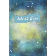 Uravas Store Sketch Book: Sketch Pad For Drawing, Doodling Writing | Sketchbook For Use With Gel Pens & Markers | Galaxy Inspired Gifts