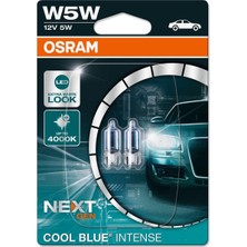 Uravas Store Osram Cool Blue Intense Nex Gen T10 4000K Beyaz Işık Park Ampulü (2'li Set)