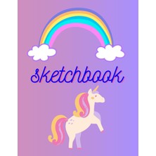 Uravas Store Sketchbook: Unicorn Sketchbook For Kids Blank Paper For Drawing Unicorn Cute Unicorn Drawing Paper For Kids With 120 Pages Of 8.5"X11" Blank Paper For Drawing Sketch Books