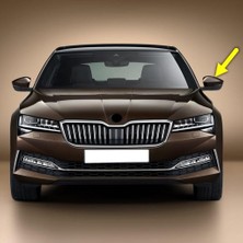 Uravas Store Sol Dış Dikiz Aynası Üst Kapağı 3V0857537A Skoda Superb 3 ile Uyumlu 2020-2023