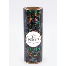 Uravas Store Bolivo Premium Hobi Varak, El Sanatları, Dekorasyon ve Kendin Yap (Dıy) Süsleme Folyosu (Gümüş Camkırığı, 10 cm x 5 Mt)