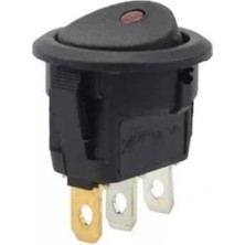 Uravas Store Sanec IC-132A Yuvarlak Nokta Işıklı Anahtar 12V