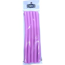 Uravas Store Croc 1241 Sosis Bigudi 5li Pembe BOY:22CM Çap:1.2cm