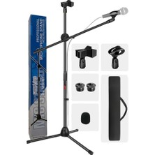 Uravas Store Lastvoice MS06CSS - Akrobat Mikrofon Standı (Çanta Sünger Tutacak Dahil)