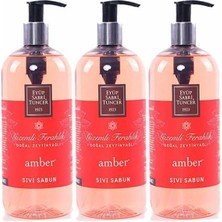 Uravas Store Eyüp Sabri Tuncer Amber Sıvı Sabun 500 ml x 3 Adet