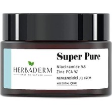 Uravas Store Herbaderm Super Pure Sivilce Karşıtı Niacinamide + Zinc Pca Nemlendirici Jel Krem