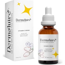 Uravas Store Aydınlatıcı, Ton Eşitleyici, Leke Karşıtı Vitamin C Serum 30ML (Ferulik Asit, Hyaluronik Asit)