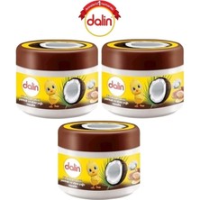 Uravas Store Dalin Vazelin 100ML Hindistan Çevizi Pamuk ve Shea Yağlı 3 Lü Set