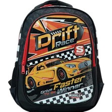 Uravas Store Muggle Okul Çantası Drift Car Siyah MU-9475