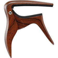 Uravas Store Ibanez Gitar Capo, Akustik Gitarlar ve Elektro Gitarlar Için. Tek Elle Kullanım, Ahşap Etkisi.
