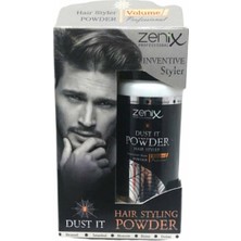 Uravas Store Zenix Saç Şekillendirici Pudra, 20GR, Gri & Siyah