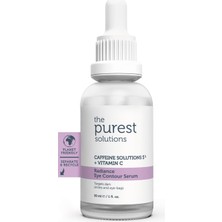 Uravas Store The Purest Solutions, Torbalanma ve Morluk Karşıtı, Aydınlatıcı Kafein Göz Altı Serumu 30 ml (Caffeine 5% + Vitamin C)