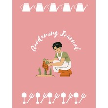 Uravas Store Gardening Journal: Nice Graphic On Pink Cover