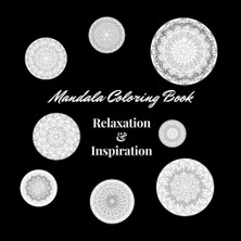 Uravas Store Mandala Coloring Book, Relaxation & Inspiration, 21 x 21 Cm, 100 Pages