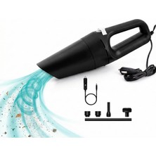 Uravas Store Kablolu Taşınabilir Araç Içi Süpürge 120 W 4000 Pa Uzatma Borulu ve Başlıklı Süpürme Hava Emiş