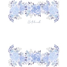 Uravas Store Independently Published Blue Flowers Journal
