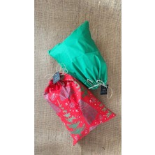 Uravas Store White Alamode Yılbaşı Özel ve Yeşil Hediye Kesesi