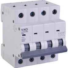 Uravas Store Viko 4VTB-4B40 Otomatik Sigorta 4,5ka B Tipi 4 Kutup 40A