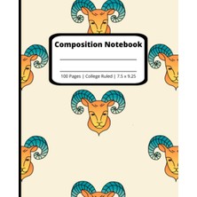 Uravas Store Composition Notebook Aries
