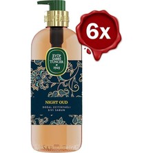 Uravas Store Eyüp Sabri Tuncer Night Oud Doğal Zeytinyağlı Sıvı Sabun 500 ml x 6
