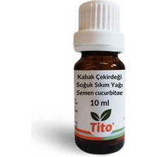Uravas Store Tito Kabak Çekirdeği Yağı Soğuk Sıkım 10 ml