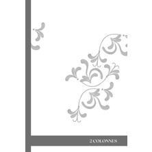Uravas Store Cahier De 300 Pages 2 Colonnes: Cahier Relié À Couverture Rigide, Imprimé Petits Carreaux 5x5 Mm. Format 15.24 cm x 22.86 cm (6po x 9po) De Qualité ... L'utilisation De La Feuille. (French Edition)