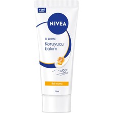Uravas Store Nıvea El Kremi Koruyucu Bakım, 75 Ml, Bal Mumu ve Gül Kokusu