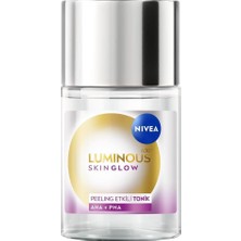 Uravas Store Nıvea LUMINOUS630 Skin Glow Peeling Etkili Tonik 100 Ml,parlaklık, Aydınlık Cilt,eşit Cilt Tonu, Gözenek Arındırıcı,aha,bha, Aloe Vera