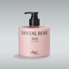 Uravas Store Kundal Yaşlanma Karşıtı Saten Bitişli Vücut Losyonu Silky Gleam Body Lotion (Santal Rose)