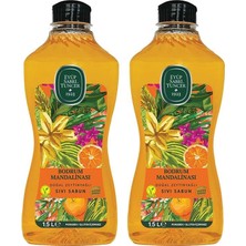 Uravas Store Eyüp Sabri Tuncer Bodrum Mandalinası Doğal Zeytinyağlı Sıvı Sabun 1500 ml x 2